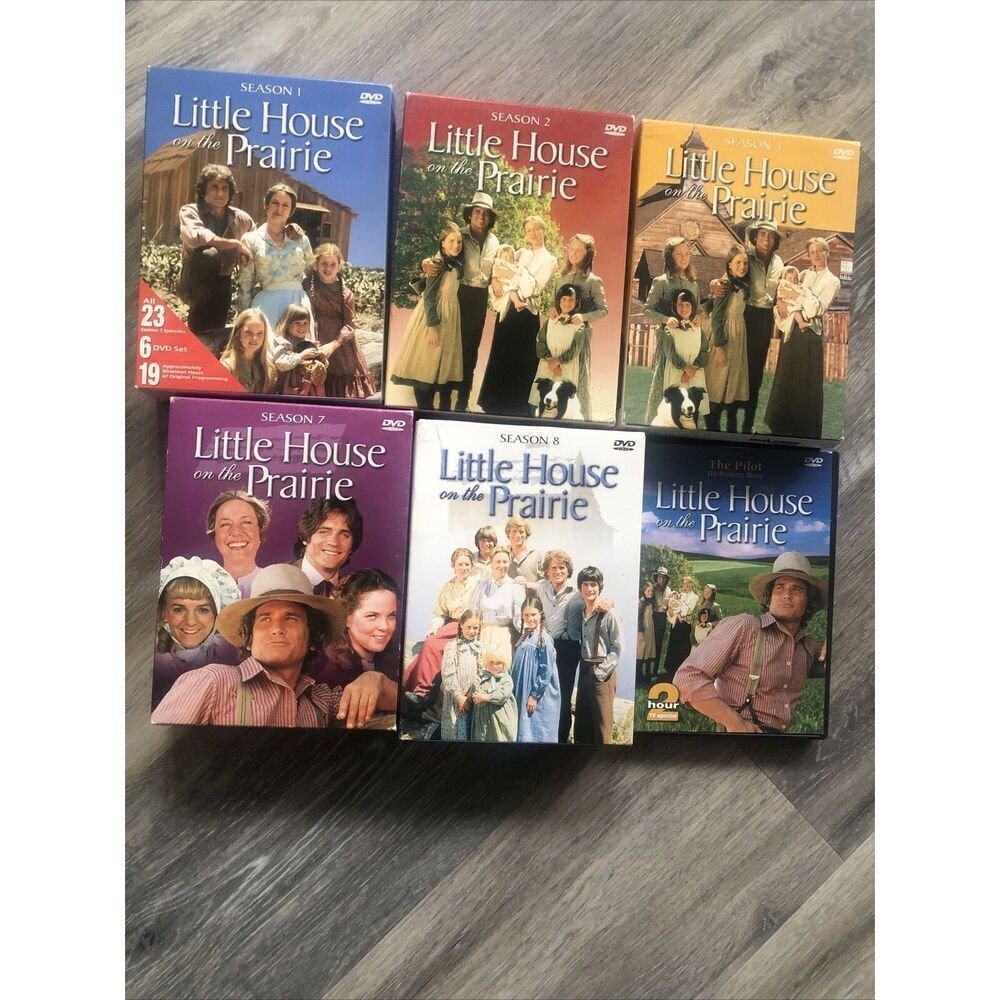 *Little House on the Prairie Lot of Seasons 1, 2,4,7,8,Series DVD  + Pilot DVD